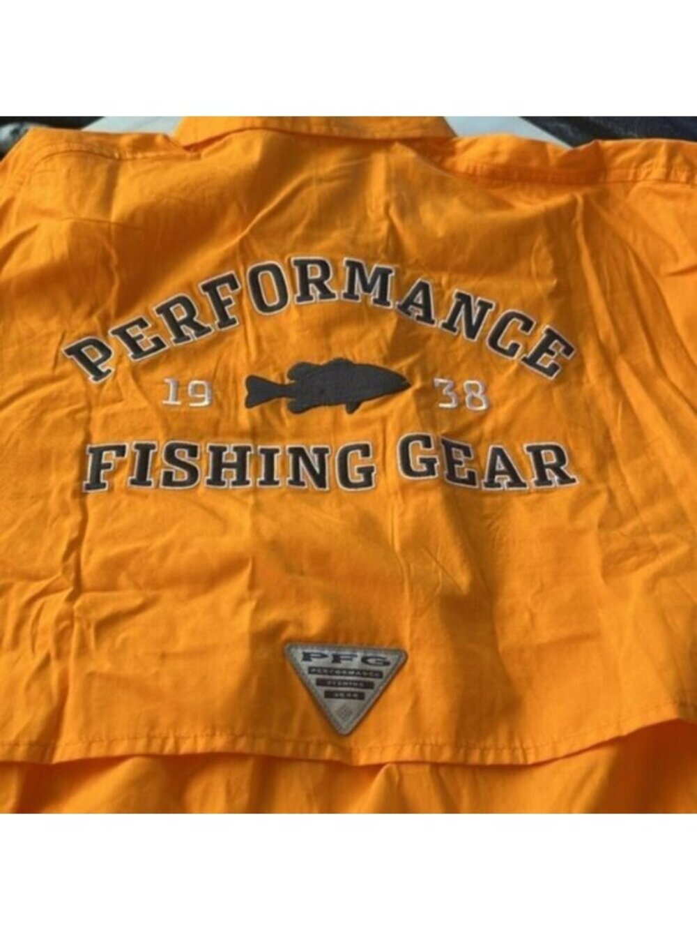 NWT Columbia Men's Orange Tennessee Bonehead Button Up Shirt Size Medium - Picture 9 of 9